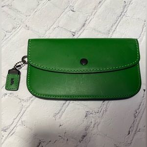 Coach 1941 glove fanned leather clutch bag